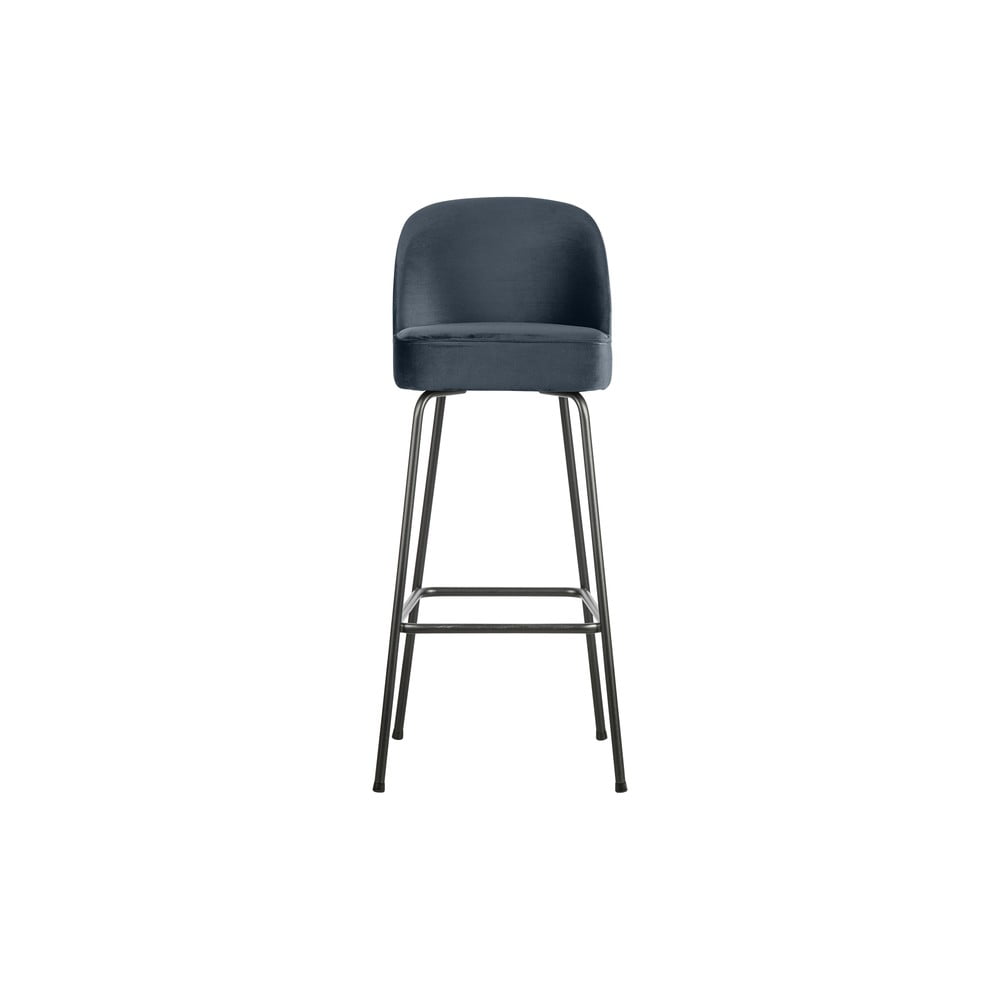 Kék bársony bárszék (ülésmagasság 79 cm) Vogue – WOOOD