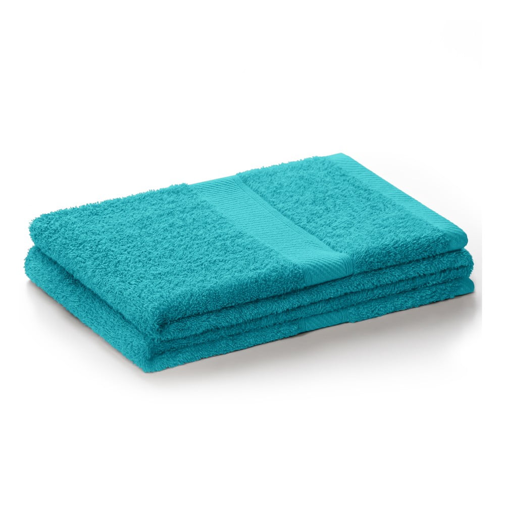 Kék-türkiz frottír bambuszkeverék törölköző 50x100 cm Bamby – DecoKing