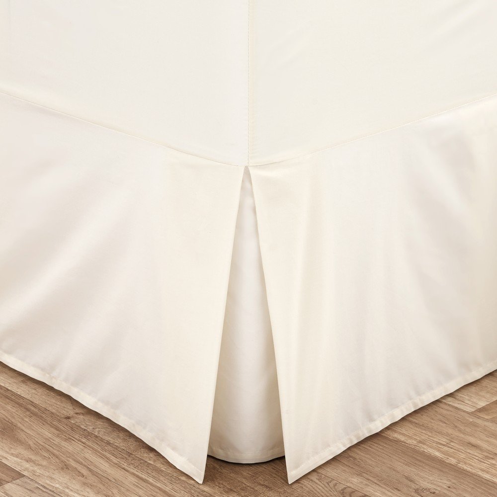 Krémszínű gumis perkál ágykeret huzat 135x190 cm Easy Iron Percale – Catherine Lansfield