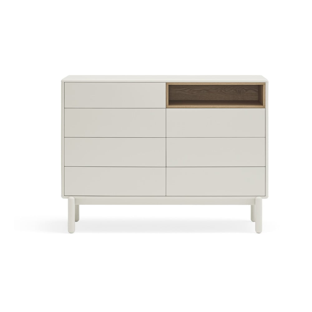 Krémszínű komód 120x90x40 cm Corvo – Teulat