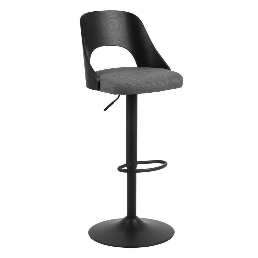 Sötétszürke állítható magasságú bárszék szett 2 db-os (ülésmagasság 84 cm) Lucy – Actona