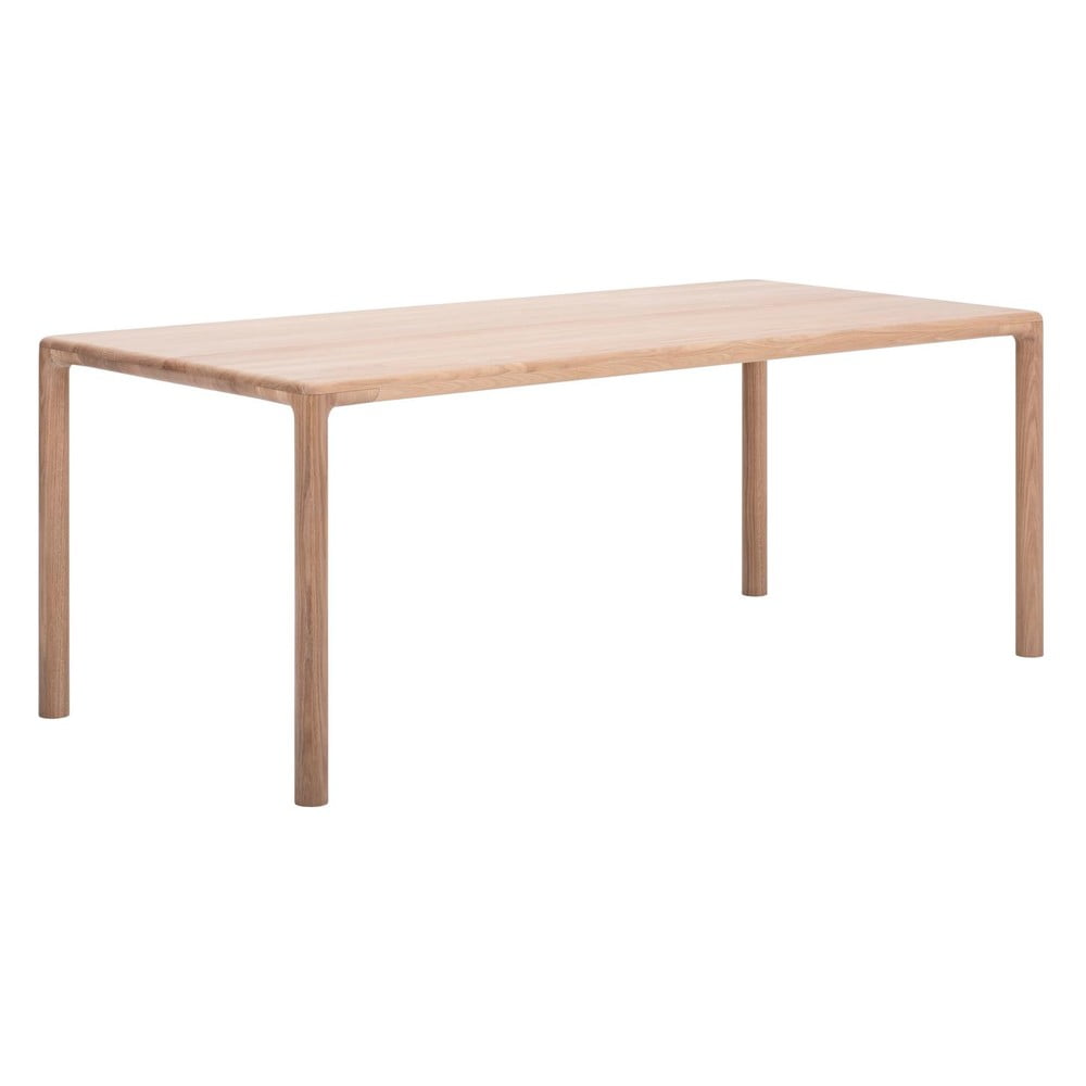 Tölgyfa étkezőasztal 90x200 cm Derven – Gazzda