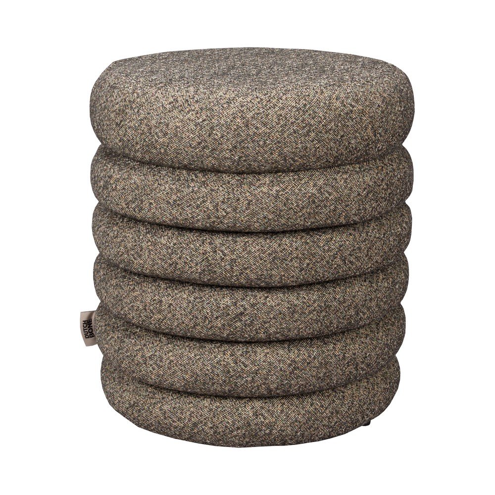 Barna buklé puff Fern – Dutchbone