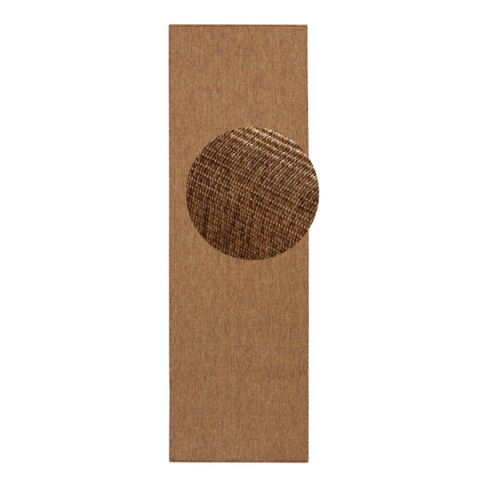 Barna kültéri-beltéri futószőnyeg 80x350 cm Nature – Hanse Home