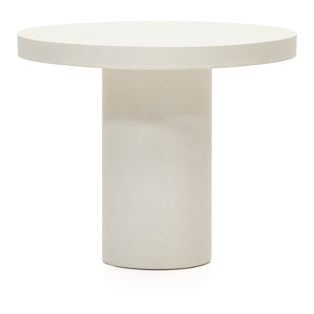 Beton kerek kerti étkezőasztal ø 90 cm Aiguablava – Kave Home