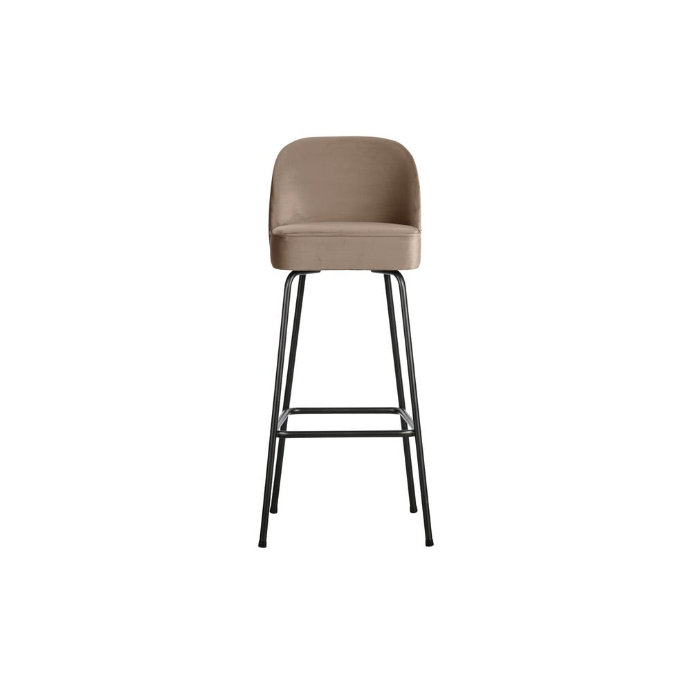 Bézs bársony bárszék (ülésmagasság 79 cm) Vogue – WOOOD