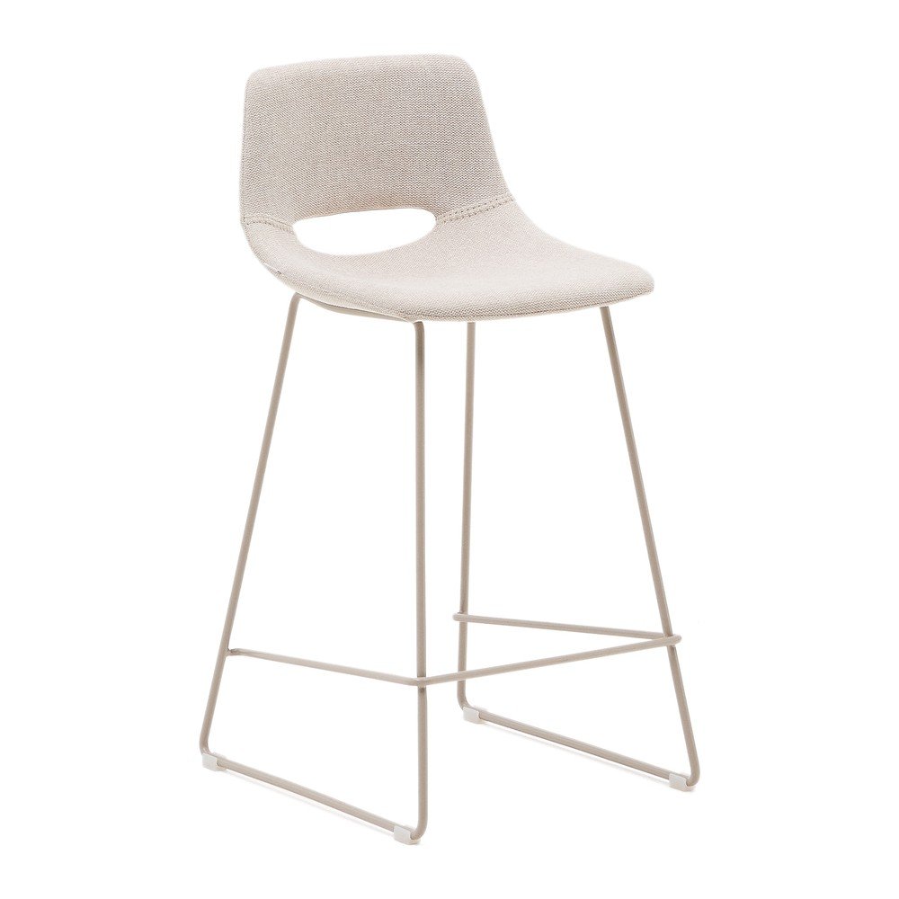 Bézs bárszék (ülésmagasság 65 cm) Zahara – Kave Home