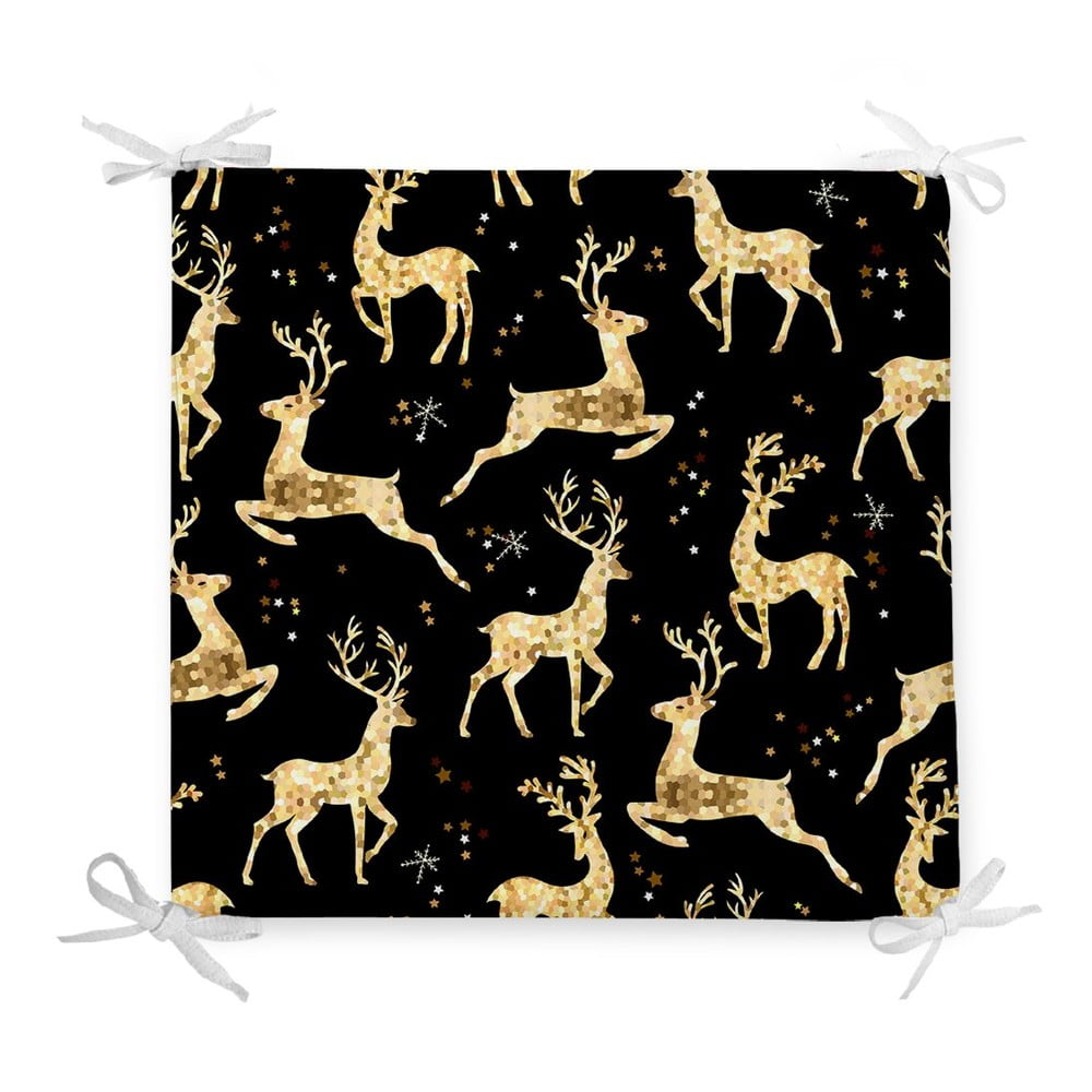 Dasher karácsonyi pamutkeverék székpárna