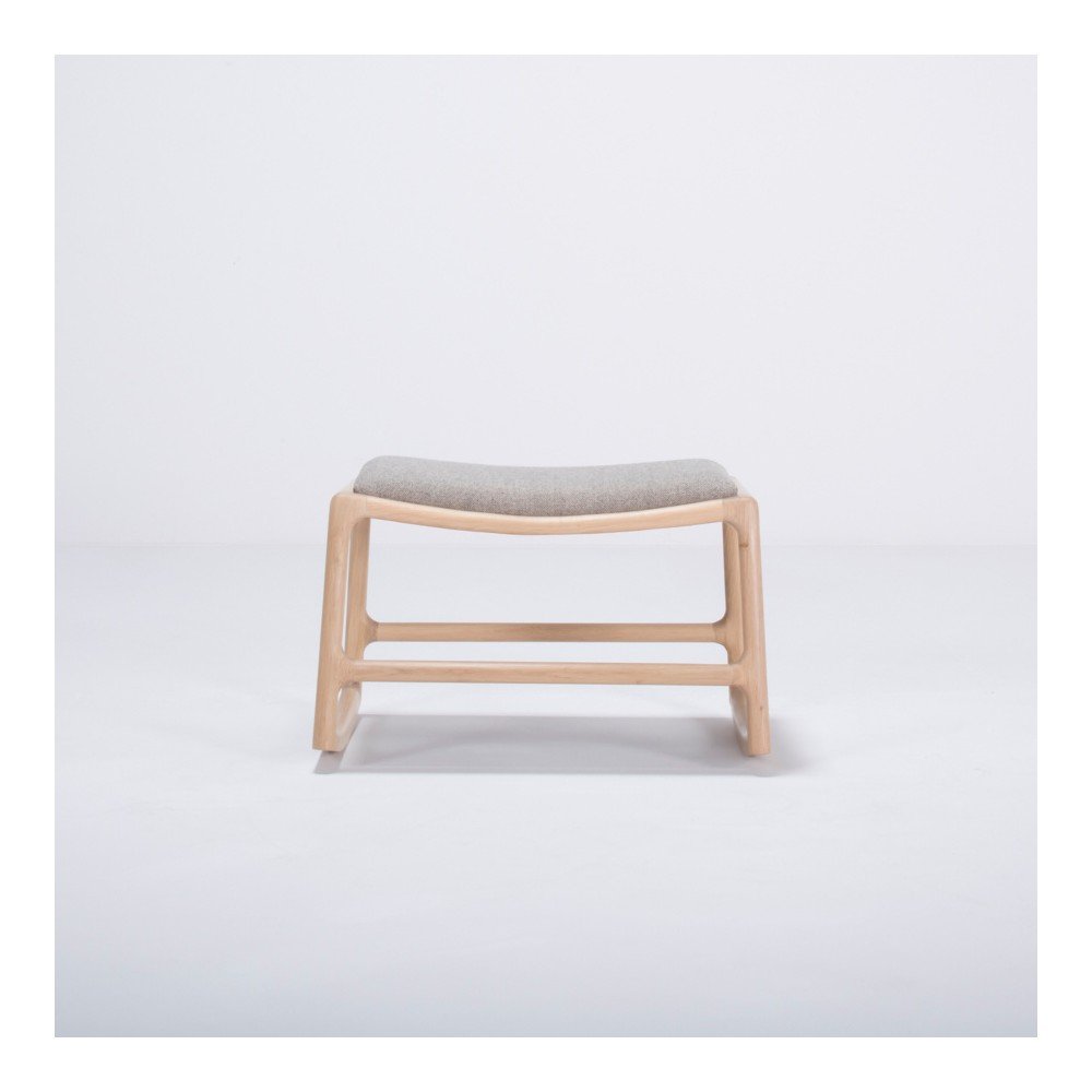 Dedo tölgyfa zsámoly szürke szövet ülőrésszel - Gazzda