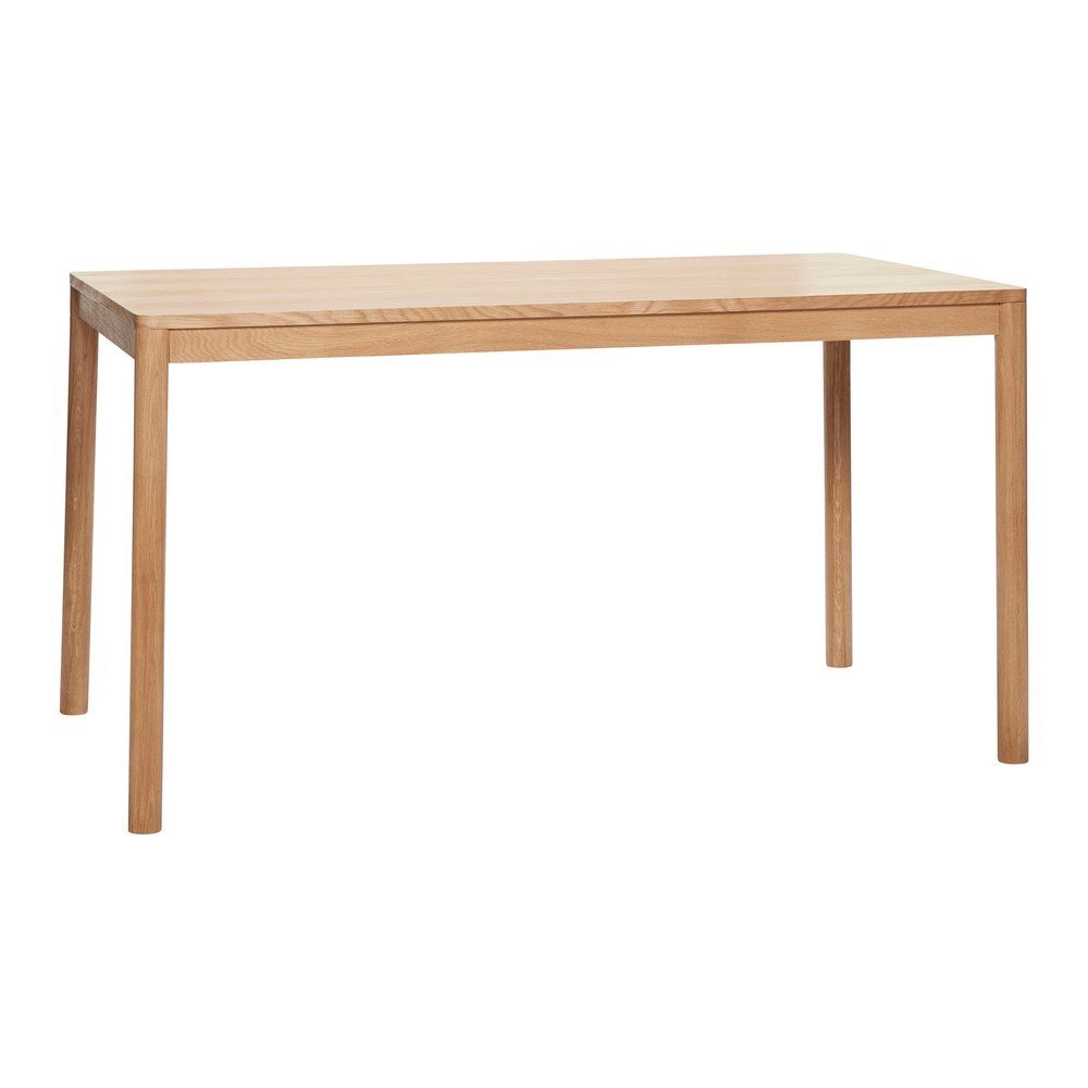 Étkezőasztal tölgyfa dekorral 80x140 cm Acorn – Hübsch