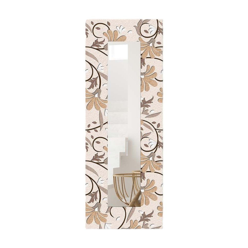 Fali tükör tömörfa kerettel 40x120 cm – Wallity