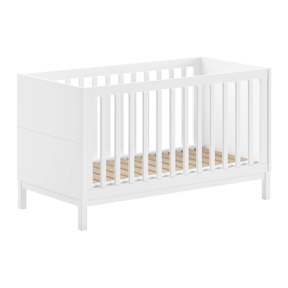 Fehér borovi fenyő babaágy 70x140 cm Eva – Vipack