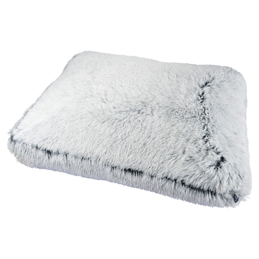 Fehér fekhely kutyáknak 100x70 cm Fluffy Heather – Love Story