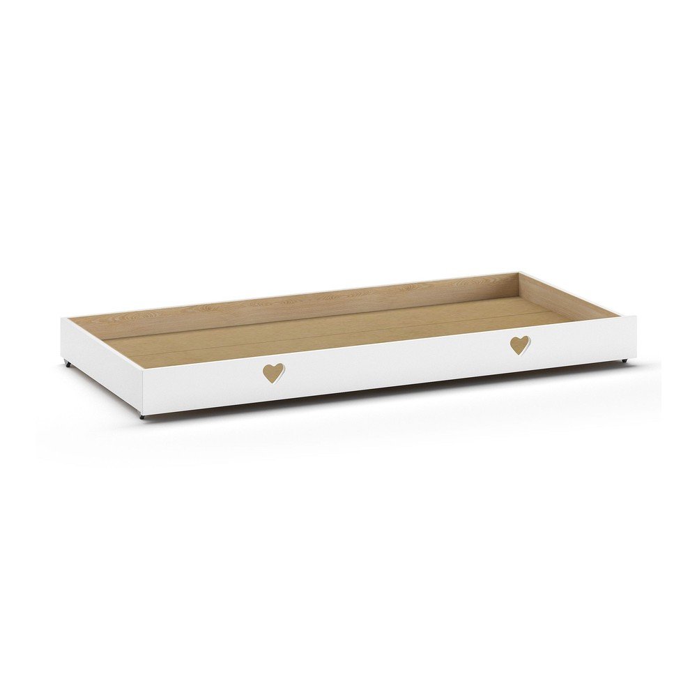 Fehér gyerekágy alatti fiók 90x200 cm Amori - Vipack