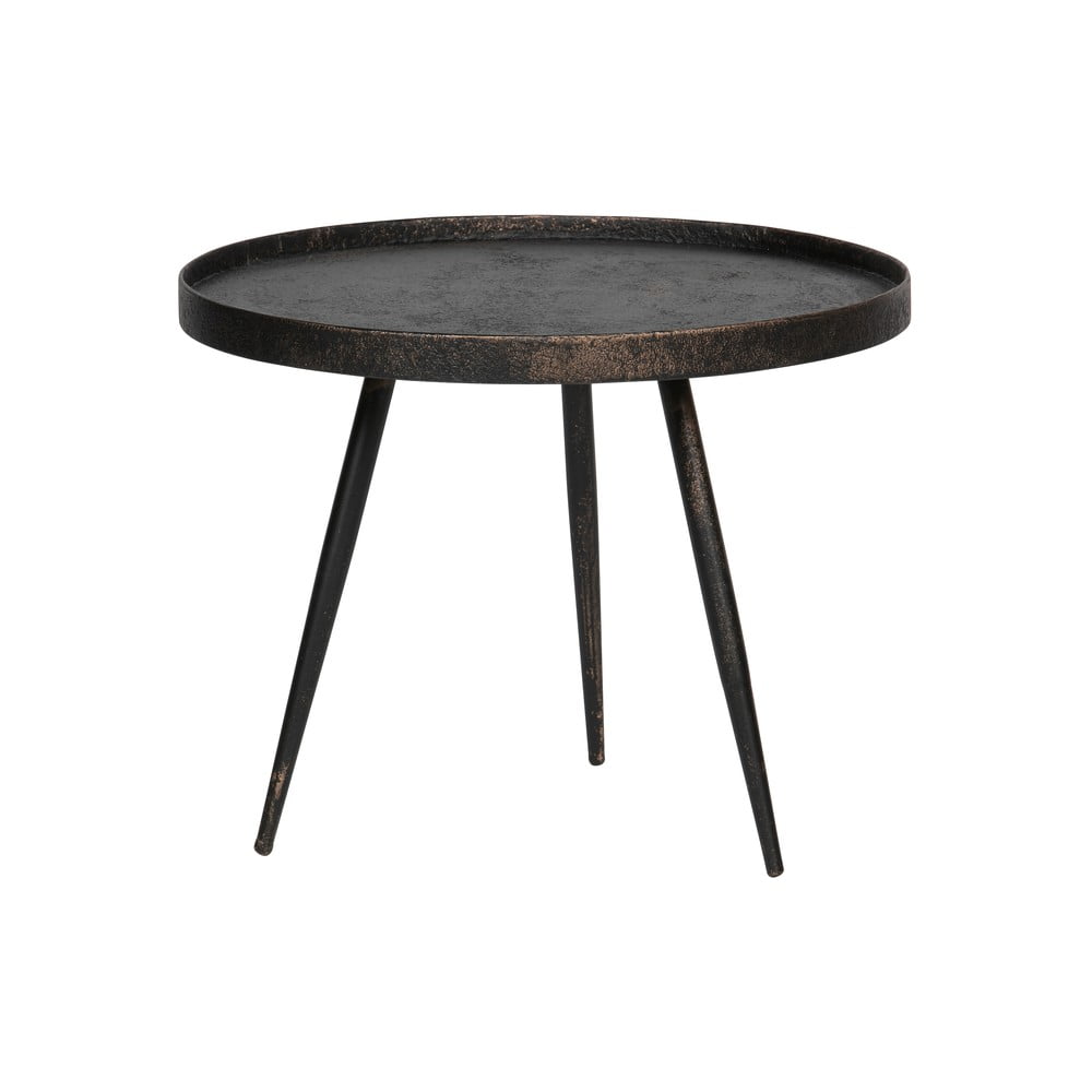 Fekete kerek dohányzóasztal ø 58 cm Bounds – WOOOD