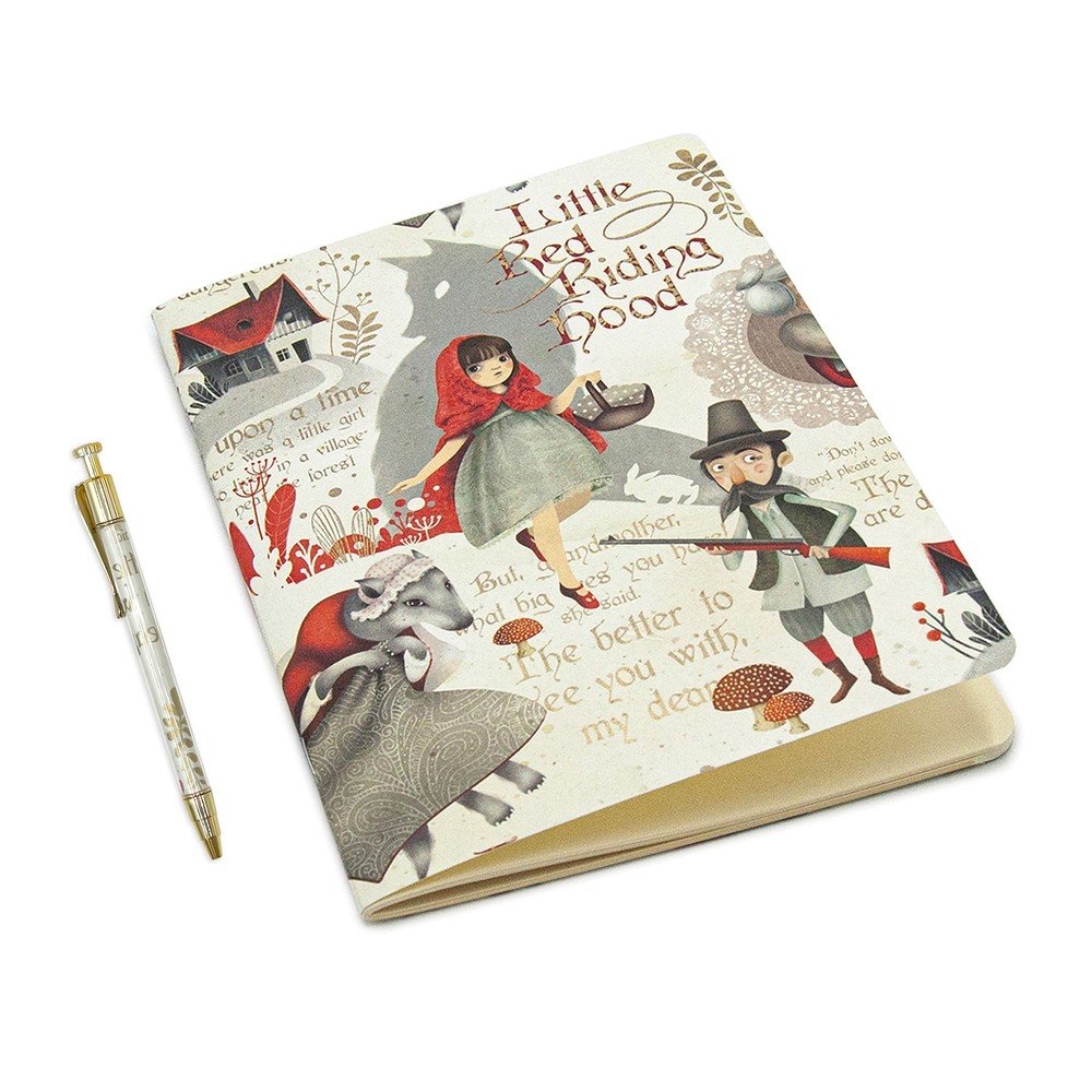 Füzet golyóstollal 64 oldal A5 Little Red Riding Hood – Kartos