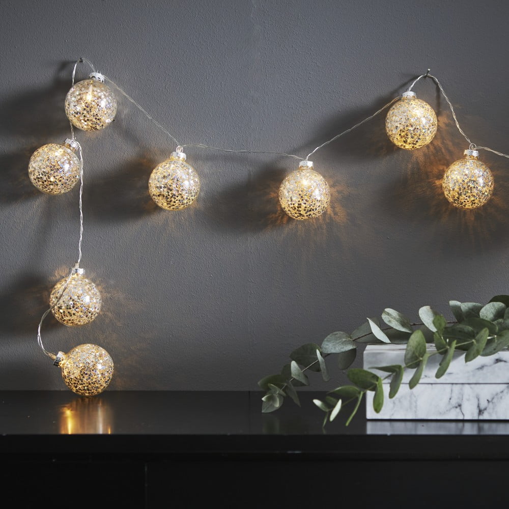 Karácsonyi fényfüzér 130 cm Glitter - Star Trading