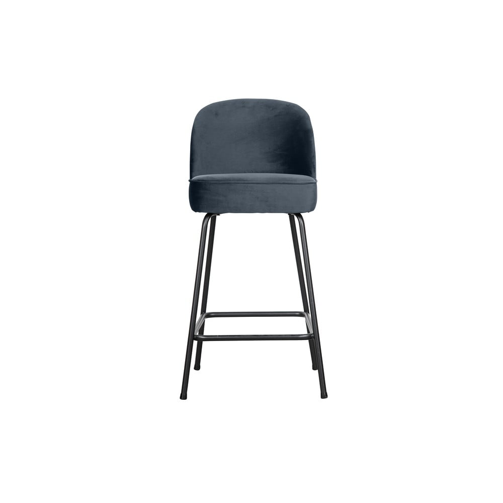 Kék bársony bárszék (ülésmagasság 64 cm) Vogue – WOOOD