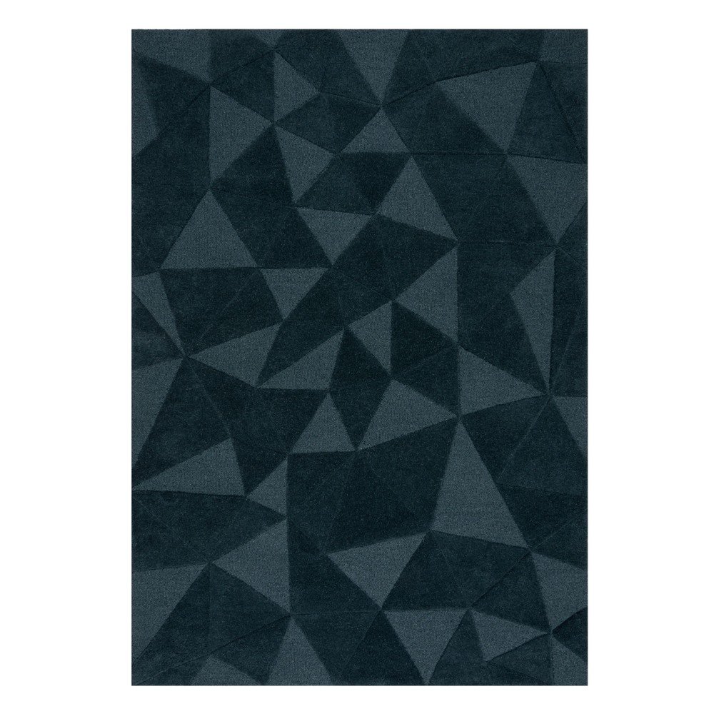 Kékeszöld kézi szövésű gyapjú szőnyeg 160x230 cm Shard Teal – Flair Rugs