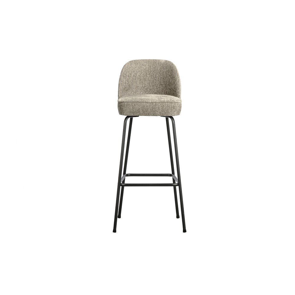 Krémszínű bársony bárszék (ülésmagasság 79 cm) Vogue – WOOOD