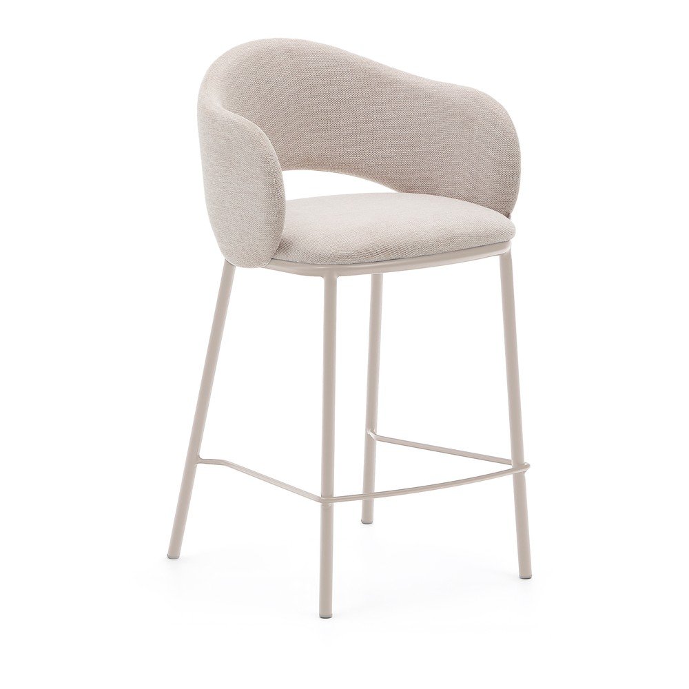 Krémszínű bárszék (ülésmagasság 65 cm) Maina – Kave Home