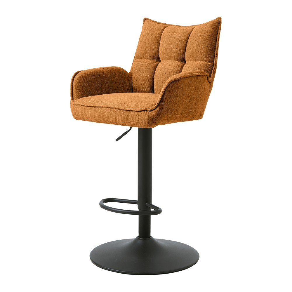 Narancssárga állítható magasságú bárszék szett 2 db-os Marilla – Unique Furniture