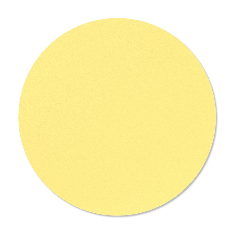 Öko bőr tányéralátét ø 30 cm Circle M Nupo – LIND DNA