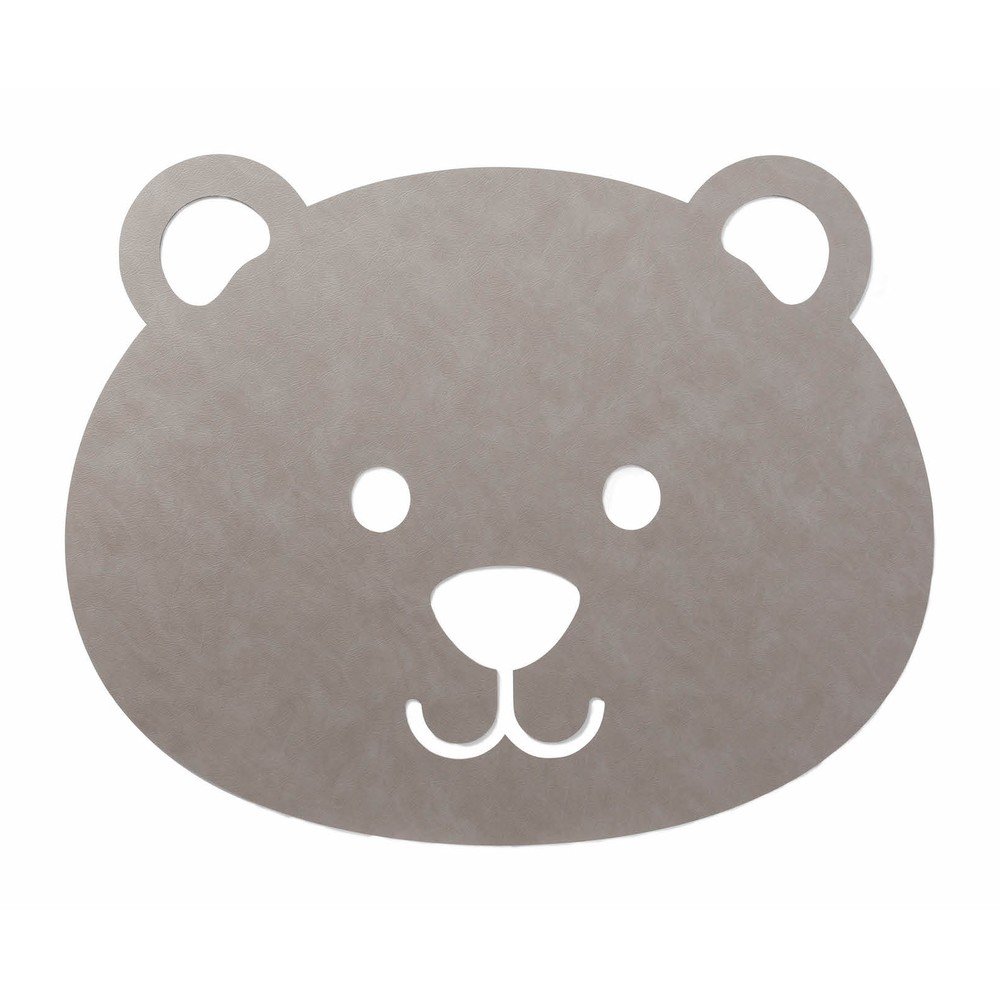 Szürkésbézs kézi szövésű öko bőr gyerek szőnyeg 73x92 cm Bear XXL Cloud – LIND DNA