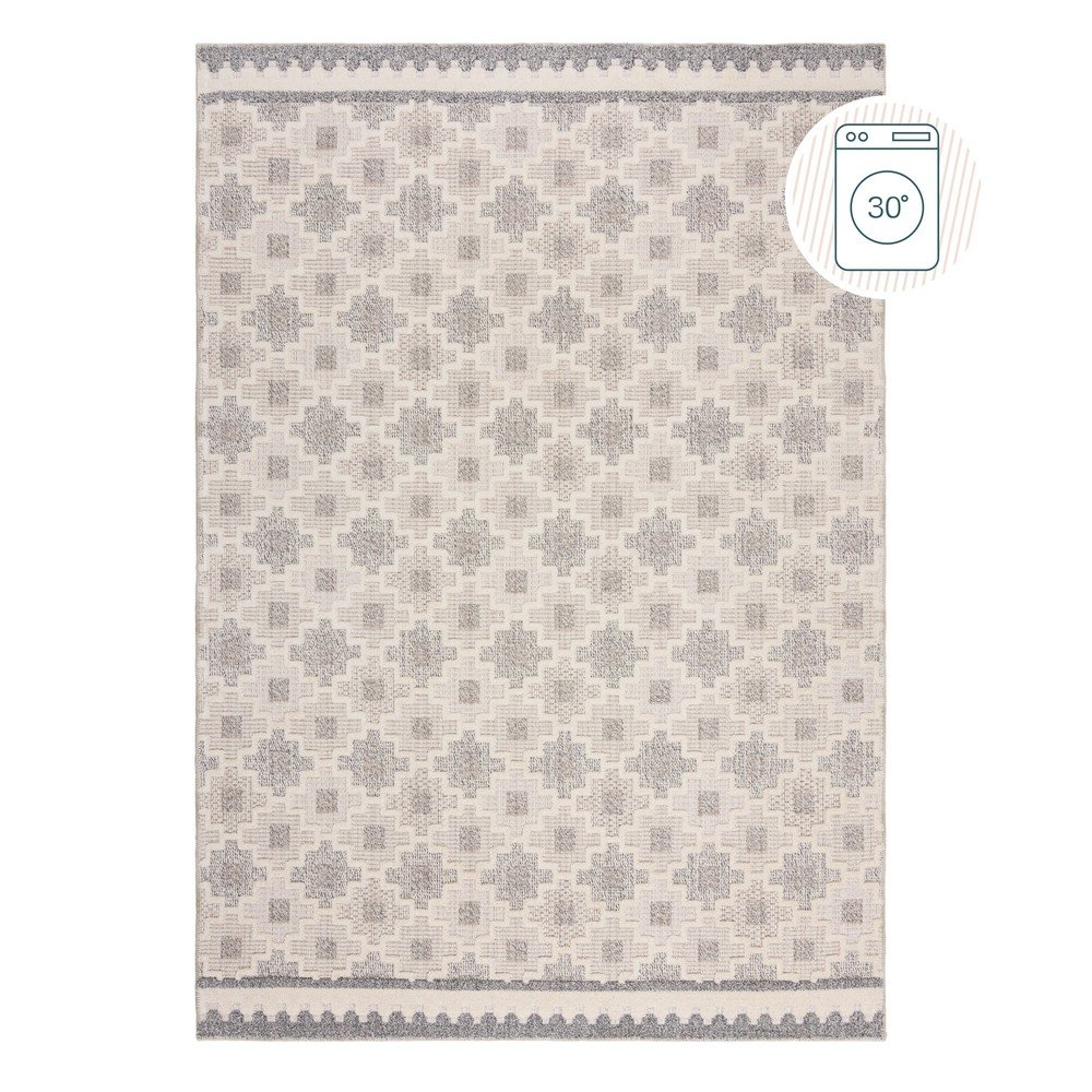 Szürkésbézs mosható szőnyeg 194x290 cm Graysen – Flair Rugs