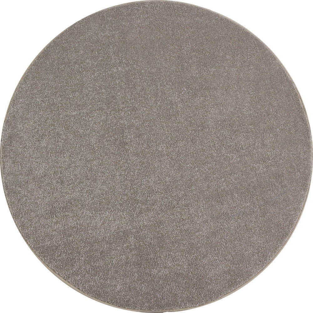 Világosbarna kerek szőnyeg ø 200 cm Ata – Ayyildiz Carpets