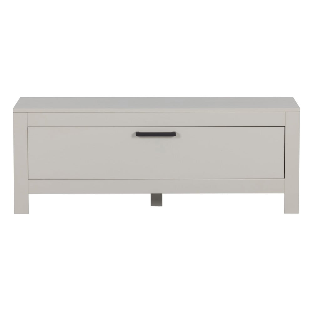 Világosszürke borovi fenyő TV-állvány 120x45x40 cm Bonk – WOOOD