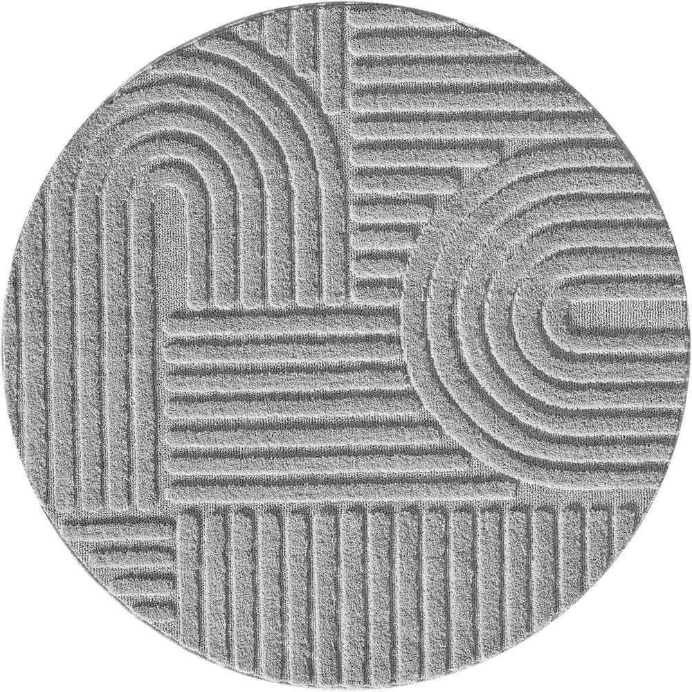 Világosszürke kerek szőnyeg ø 200 cm Art – Ayyildiz Carpets