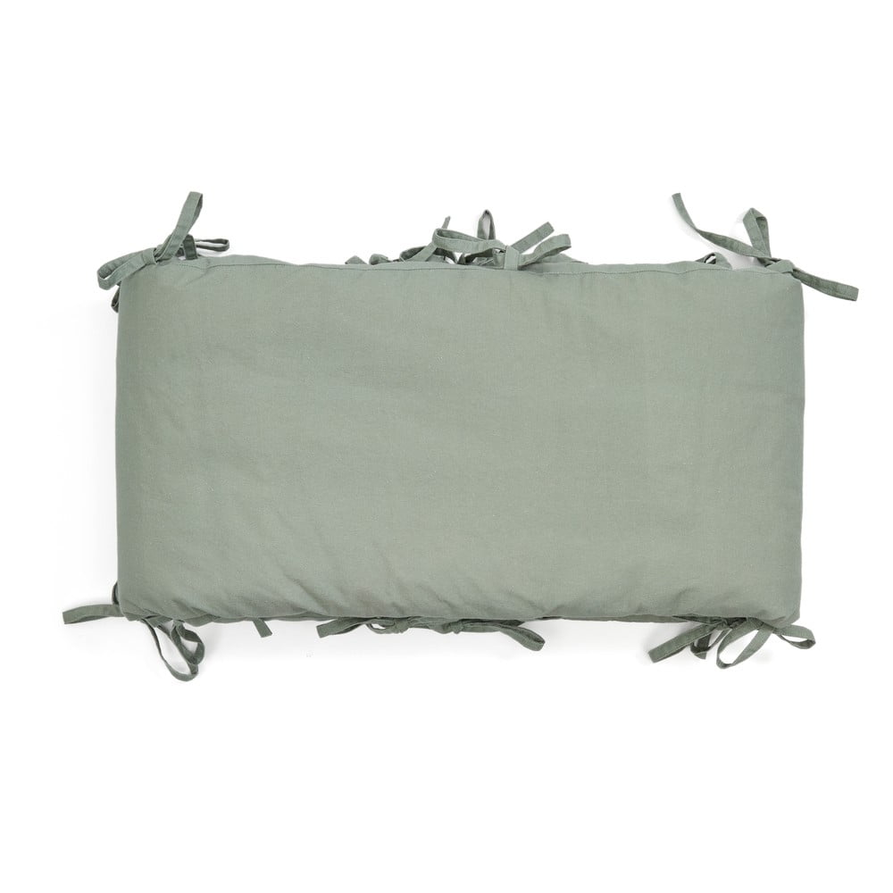 Zöld bio pamut rácsvédő 180 cm Laily – Kave Home