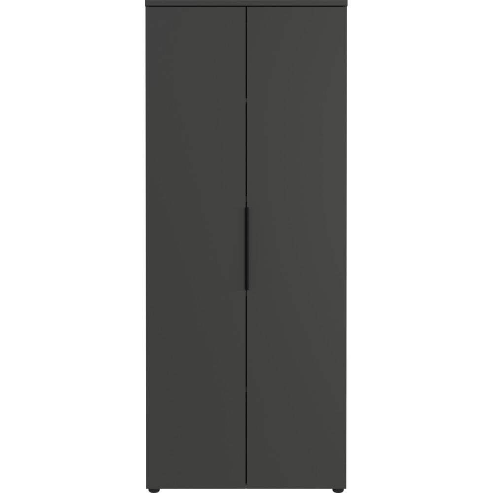 Antracitszürke ruhásszekrény 81x197 cm Mailand – Germania