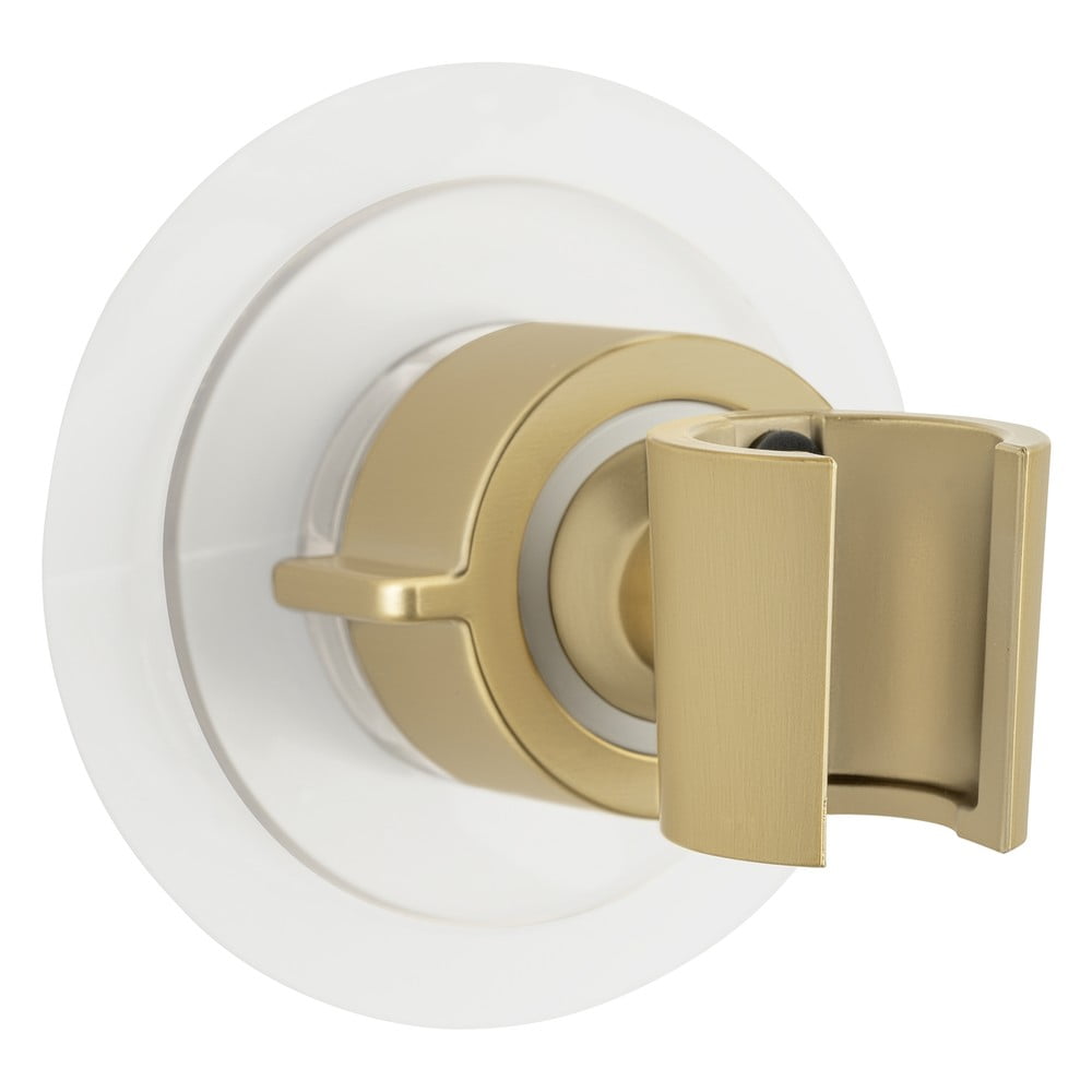 Aranyszínű öntapadós műanyag zuhanyfej tartó Libertà – Wenko