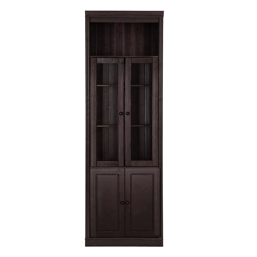 Barna borovi fenyő tálalószekrény 74x223 cm Anita – Støraa