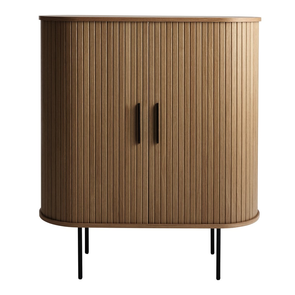 Barna bortartó szekrény tolóajtóval