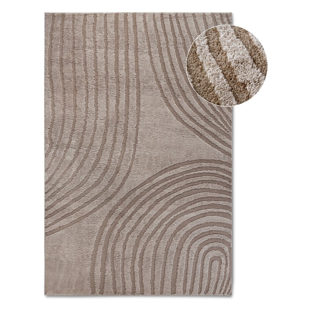 Bézs szőnyeg 120x170 cm Pigment Beige – Elle Decoration