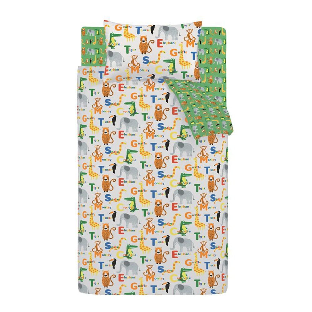 Egyszemélyes gyerek ágyneműhuzat 135x200 cm Animal Magic – Catherine Lansfield