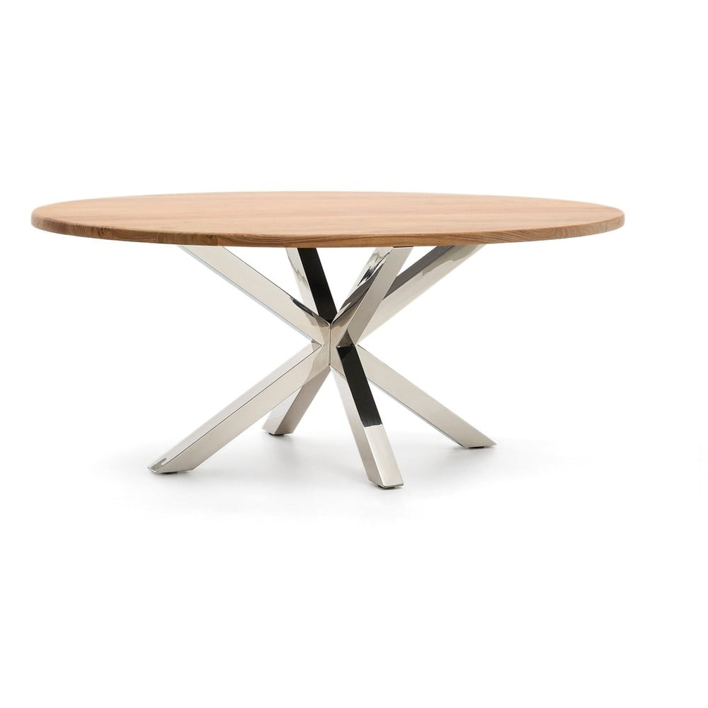 Étkezőasztal akácfa asztallappal 100x200 cm Argo – Kave Home