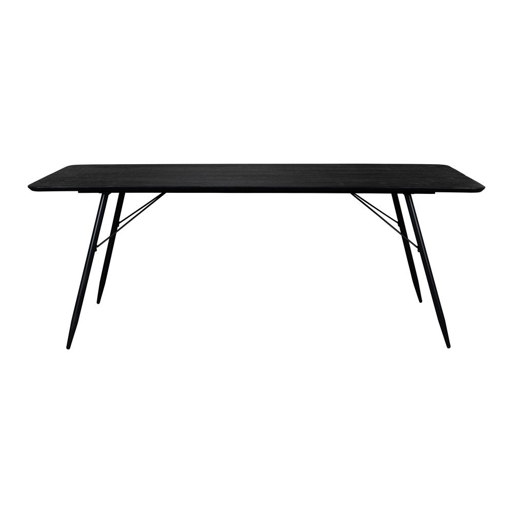 Étkezőasztal borovi fenyő asztallappal 90x200 cm Roger – Dutchbone