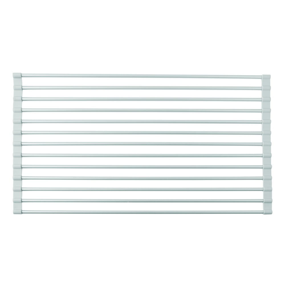 Ezüstszínű alumínium csepegtetőtálca mosogatóra Metro – iDesign