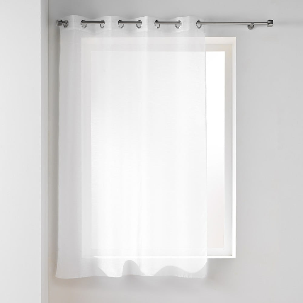 Fehér voile fényáteresztő függöny 140x180 cm Lissea – douceur d'intérieur