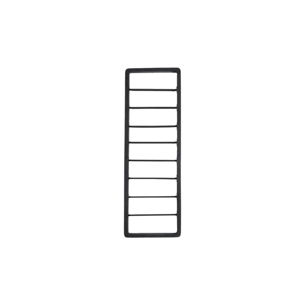 Fekete fali bortartó polcos állvány