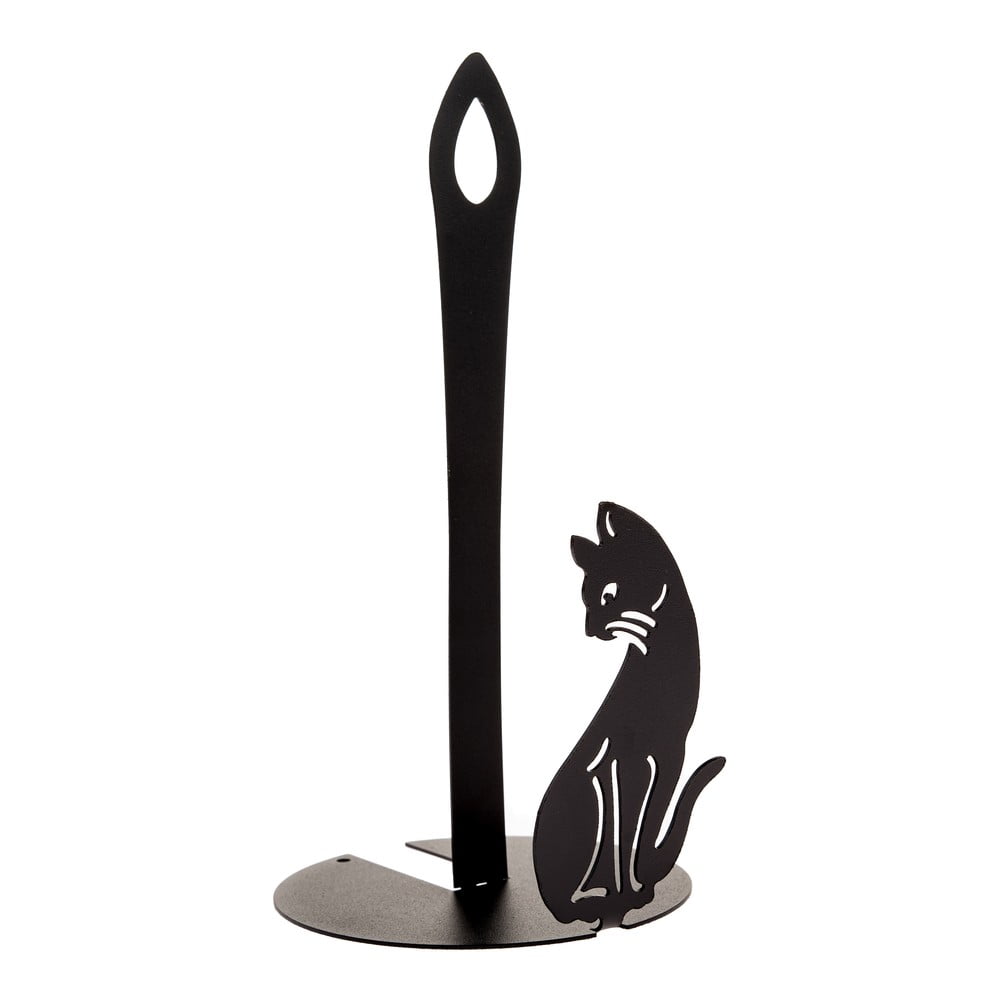 Fekete fém papírtörlő tartó ø 13 cm – Dakls