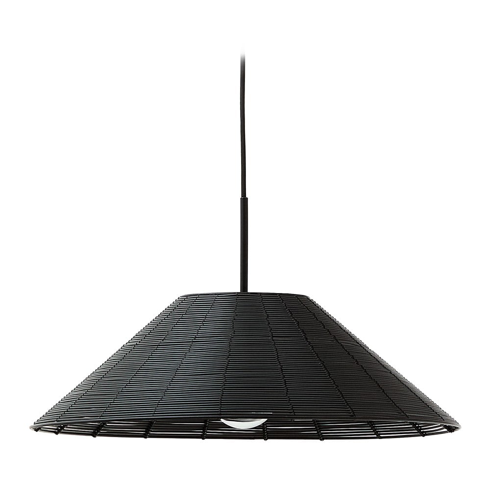 Fekete lámpabúra ø 50 cm Saranella – Kave Home