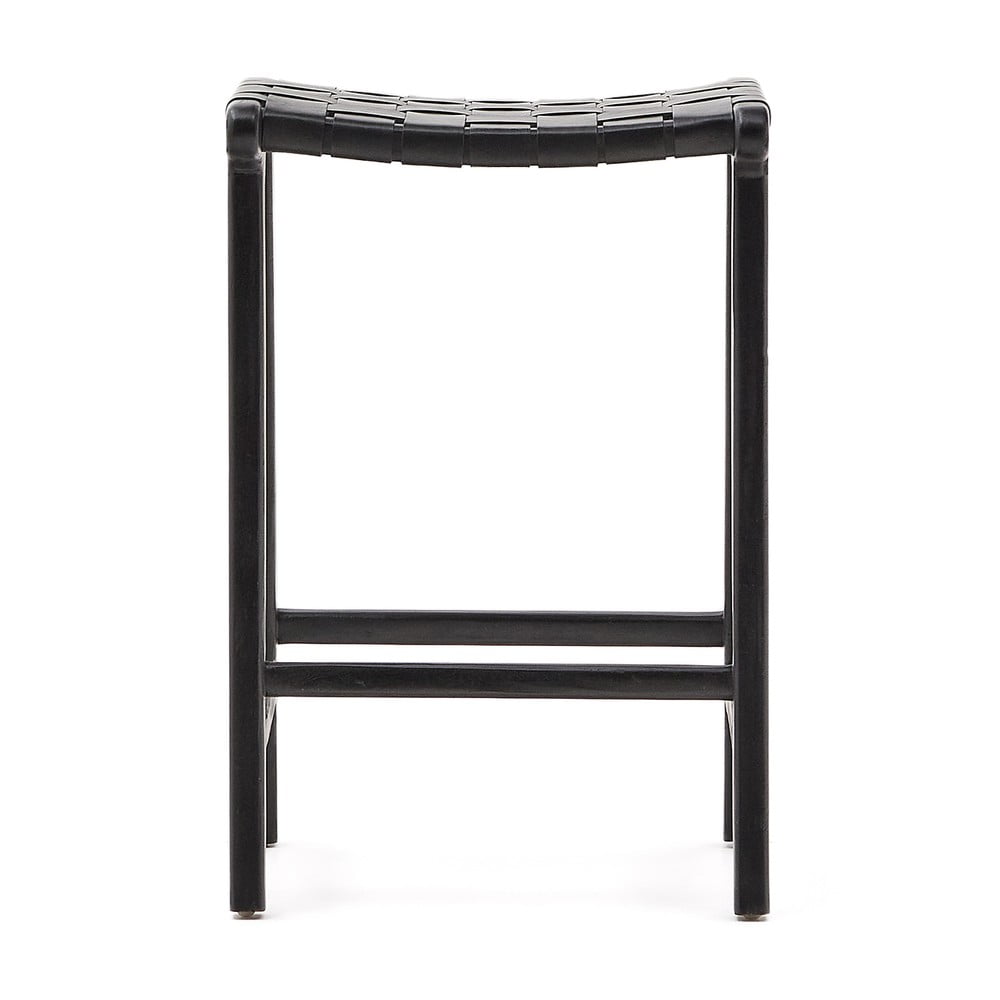 Fekete mahagóni fa bárszék Calixta – Kave Home