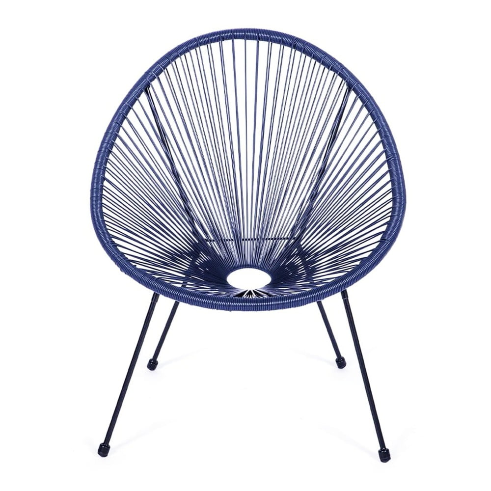Kék fém-műanyag kerti fotel Avocado Comfort – Bonami Selection