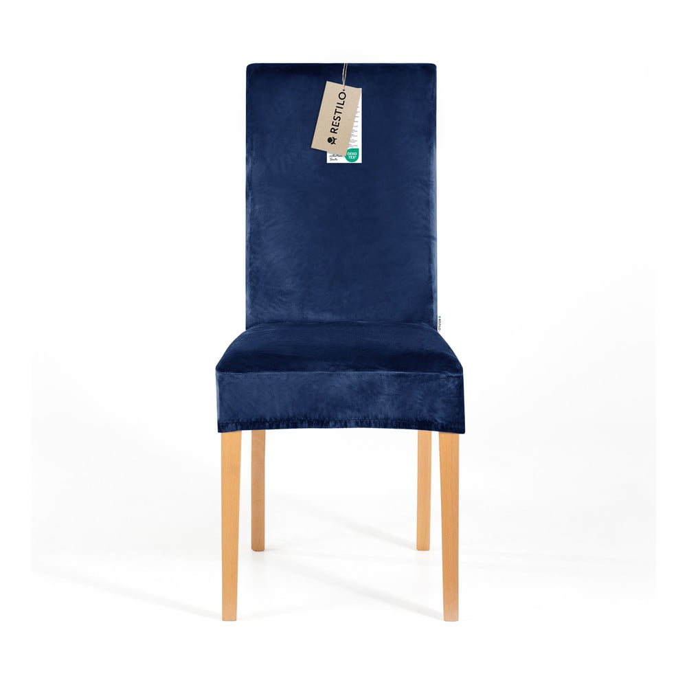 Kék gumis szék huzat 48 cm Sento – Restilo