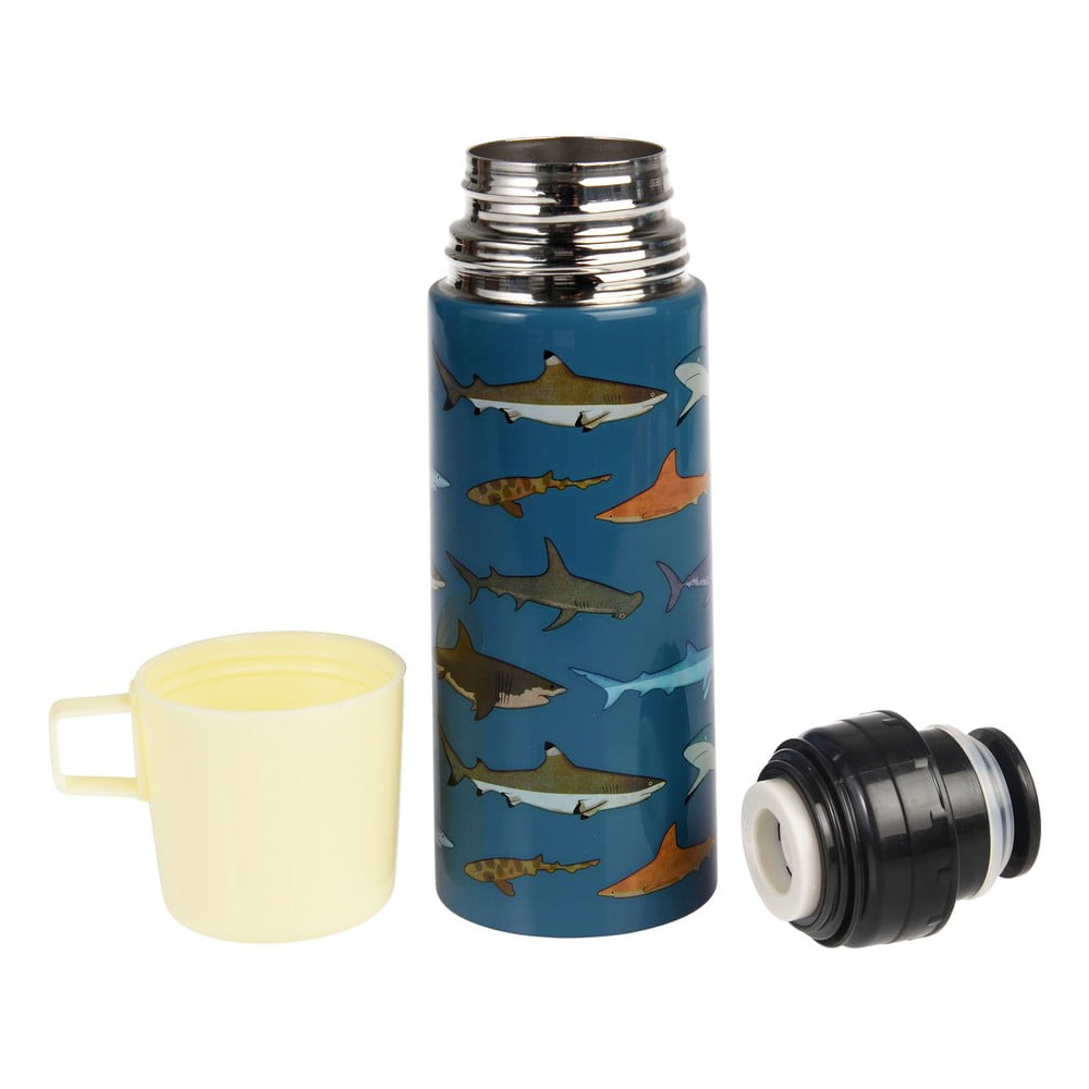 Kék gyerek termosz 350 ml Sharks – Rex London